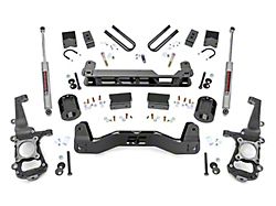 Rough Country 4-Inch Suspension Lift Kit with Premium N3 Shocks (21-25 2WD F-150 SuperCab, SuperCrew w/o CCD System)