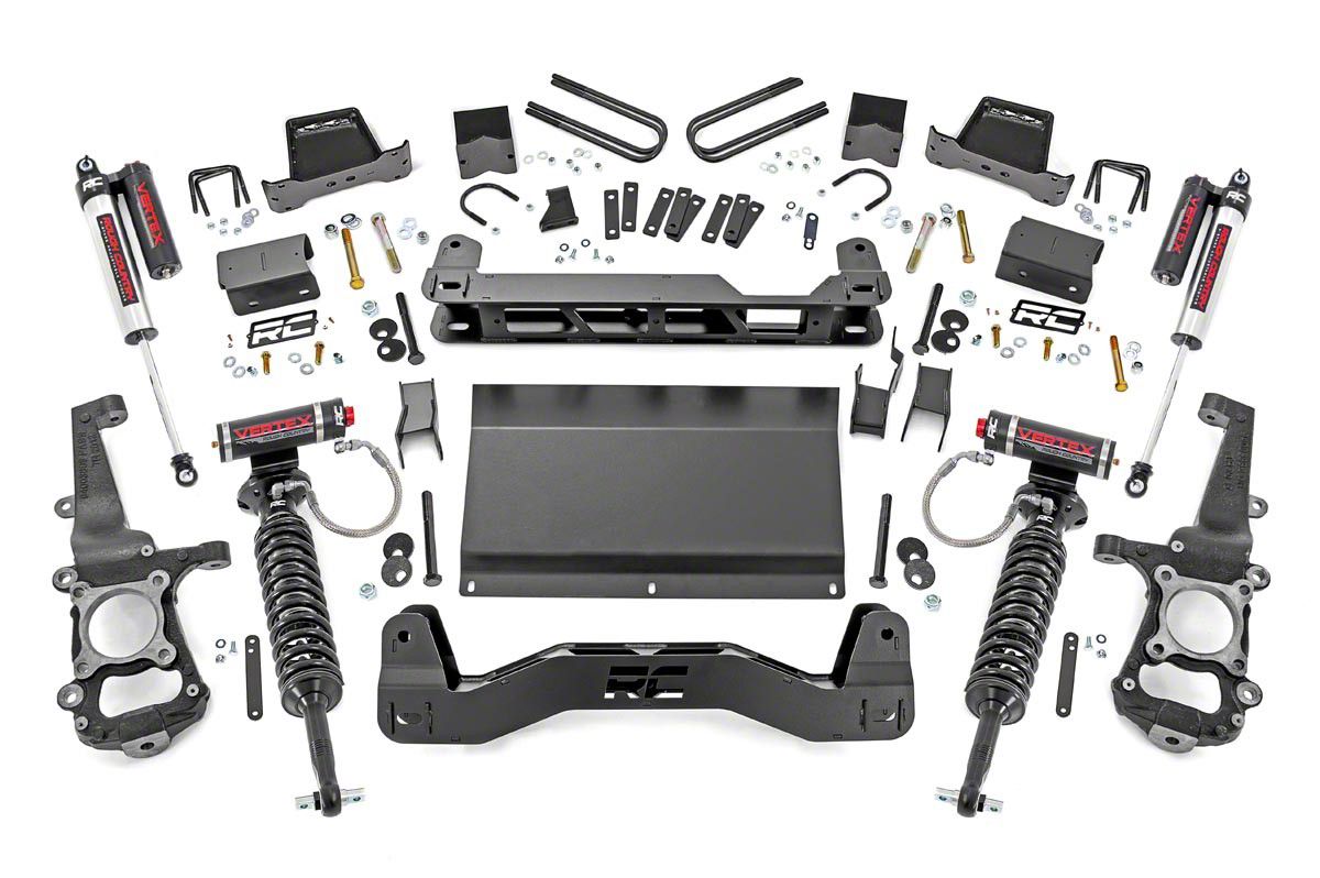 Rough Country F Inch Suspension Lift Kit With Vertex Adjustable Coil Overs And Vertex