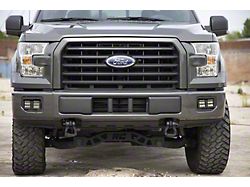 Rough Country Black Series LED Fog Light Kit; Spot/Flood Beam (15-17 F-150, Excluding Raptor)