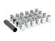 Rough Country Chrome Open End Style Lug Nut Kit; M14 x 2.0; Set of 24 (04-20 F-150)