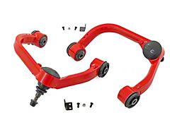 Rough Country Forged Upper Control Arms for 3-Inch Lift; Red (21-25 4WD F-150)