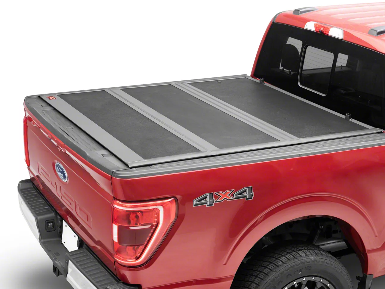 Rough Country Hard Low Profile Tri-Fold Tonneau Cover