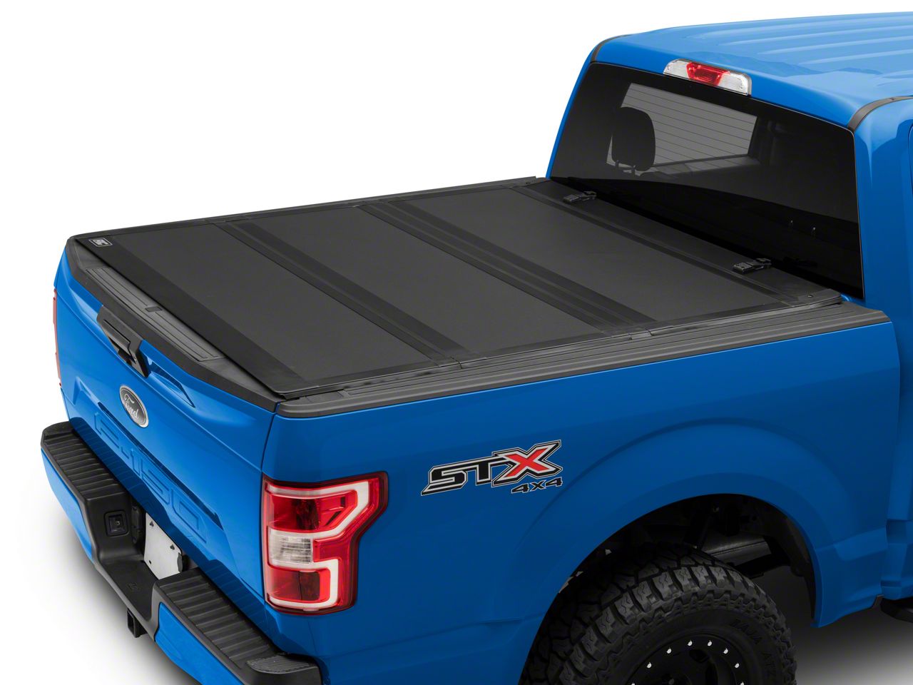 Rough Country F-150 Hard Tri-Fold Flip-Up Tonneau Cover 49220550 (15-20 ...