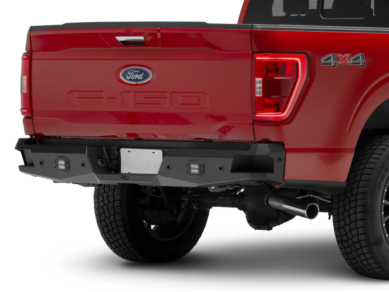 Rough Country F-150 Heavy Duty LED Rear Bumper 10810 (21-24 F-150 ...