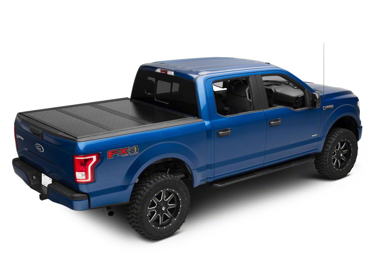 Rough Country F-150 Low Profile Hard Tri-Fold Tonneau Cover T544204 (15 ...