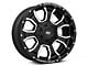 Rough Country 93 Series Matte Black Milled 6-Lug Wheel; 20x9; 0mm Offset (21-24 F-150)