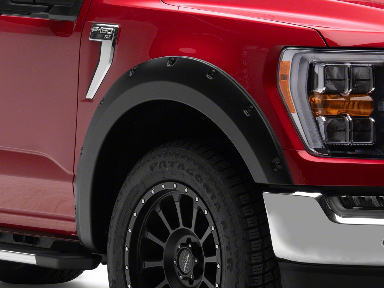 Rough Country F 150 Pocket Fender Flares Flat Black F F20911a 21 25 F 150 Excluding Raptor 4101