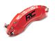 Rough Country Brake Caliper Covers; Red; Front and Rear (21-24 F-150)