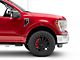 Rough Country Brake Caliper Covers; Red; Front and Rear (21-24 F-150)