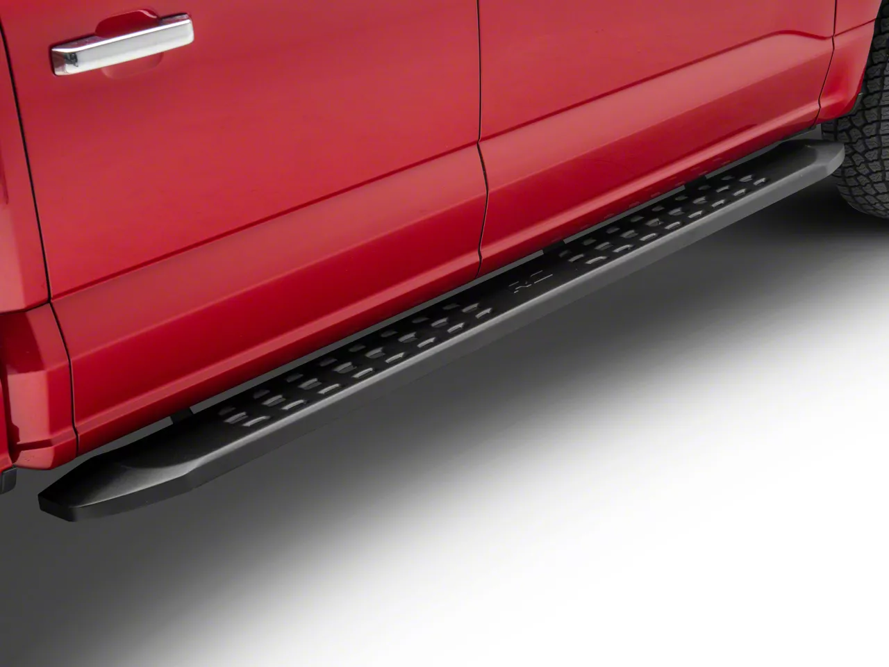 Rough Country F-150 RPT2 Running Boards; Matte Black 44005 (15-25 F-150 ...