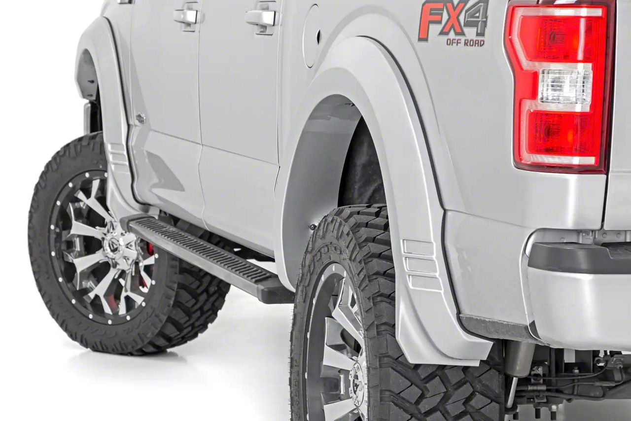 Rough Country F-150 SF1 Fender Flares; Oxford White F-F318201-Z1 (18-20 ...