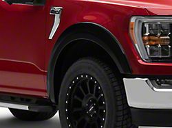 Rough Country Sport Fender Flares; Gloss Black (21-24 F-150, Excluding Raptor)