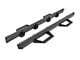 Rough Country SRL2 ADJ Aluminum Side Step Bars; Black (15-24 F-150 SuperCrew)