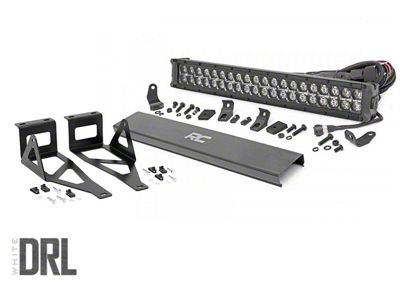 Rough Country 20-Inch Black Series White DRL LED Bumper Kit (05-07 F-250 Super Duty)