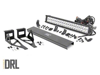 Rough Country 20-Inch Chrome Series Amber DRL LED Bumper Kit (05-07 F-250 Super Duty)