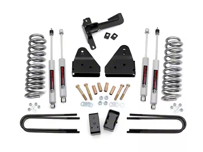 Rough Country 3-Inch Suspension Lift Kit with Premium N3 Shocks (05-07 4WD 6.0L Powerstroke F-250 Super Duty)