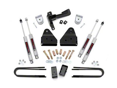 Rough Country 3-Inch Suspension Lift Kit with Premium N3 Shocks (08-10 4WD F-250 Super Duty)