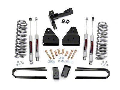 Rough Country 3-Inch Suspension Lift Kit with Premium N3 Shocks (08-10 4WD 6.4L Powerstroke F-250 Super Duty)