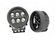 Rough Country 3.50-Inch Black Series Round LED Lights with Amber DRL; Spot Beam (Universal; Some Adaptation May Be Required)