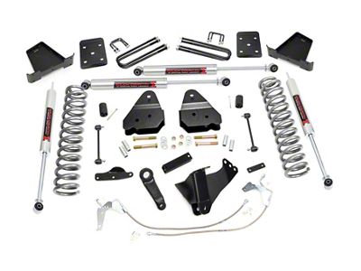 Rough Country 4.50-Inch Suspension Lift Kit with M1 Monotube Shocks (08-10 6.4L Powerstroke, 6.8L F-250 Super Duty)