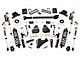 Rough Country 6-Inch Coil-Over Conversion Suspension Lift Kit with Front Driveshaft and Vertex Adjustable Shocks (17-22 4WD 6.7L Powerstroke F-250 Super Duty w/ 3.50-Inch Rear Axle & w/o Factory Overload Springs, Excluding Tremor)