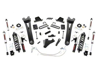 Rough Country 6-Inch Coil-Over Conversion Radius Arm Suspension Lift Kit with V2 Monotube Shocks (08-10 6.4L Powerstroke F-250 Super Duty)