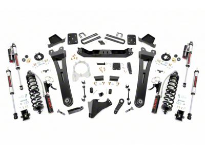 Rough Country 6-Inch Radius Arm Coil-Over Conversion Suspension Lift Kit with Vertex Adjustable Shocks (17-22 4WD 6.7L Powerstroke F-250 Super Duty w/ 3.50-Inch Rear Axle & Factory Overload Springs, Excluding Tremor)