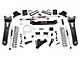 Rough Country 6-Inch Radius Arm Suspension Lift Kit with M1 Monotube Shocks (17-22 4WD 6.7L Powerstroke F-250 Super Duty w/ 4-Inch Rear Axle & w/ Factory Overload Springs)