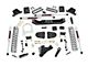 Rough Country 6-Inch Suspension Lift Kit with M1 Monotube Shocks (23-24 4WD 6.7L Powerstroke F-250 Super Duty w/ 4-Inch Rear Axle, Factory Overload Springs & w/o Factory LED Projector Headlights, Excluding Tremor)