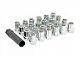 Rough Country Chrome Open End Style Lug Nut Kit; M14 x 2.0; Set of 32 (99-02 F-250 Super Duty)