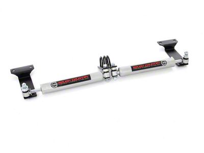 Rough Country Dual N3 Steering Stabilizer for 2 to 8-Inch Lift (99-04 4WD F-250 Super Duty)