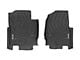 Rough Country Flex-Fit Front and Rear Floor Mats; Black (17-25 F-250 Super Duty SuperCrew)