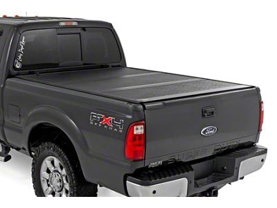 Rough Country Hard Low Profile Tri-Fold Tonneau Cover (99-16 F-250 Super Duty w/ 6-3/4-Foot Bed)