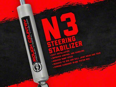 Rough Country N3 Steering Stabilizer (99-04 4WD F-250 Super Duty)