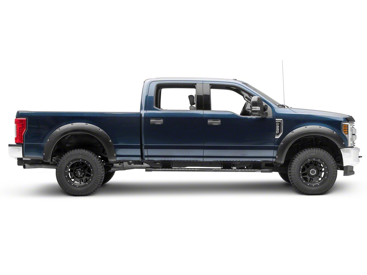 Rough Country F 250 Super Duty Pocket Fender Flares Flat Black F F21112a 17 22 F 250 Super 7395