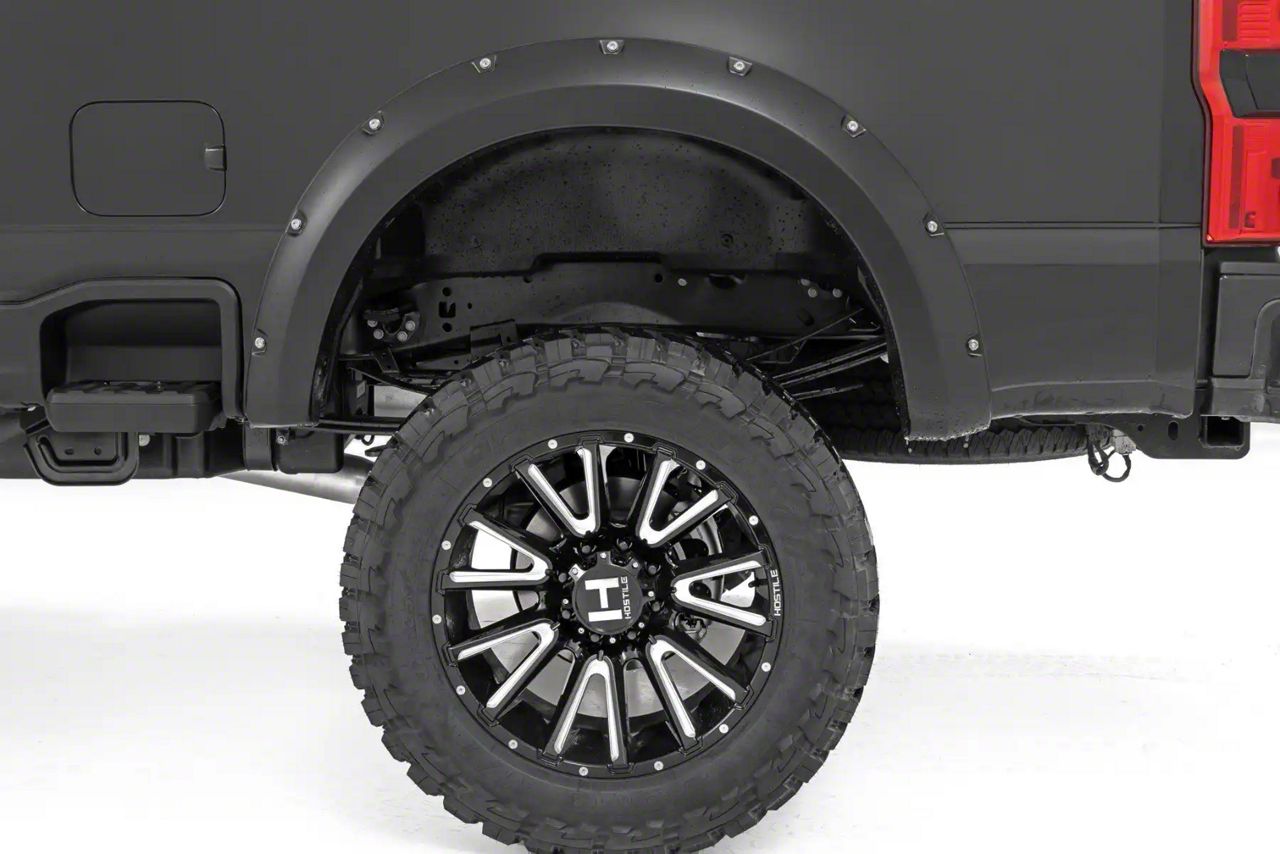 Rough Country F 250 Super Duty Pocket Fender Flares Gloss Black F F20231 Rcgb 23 24 F 250 1772