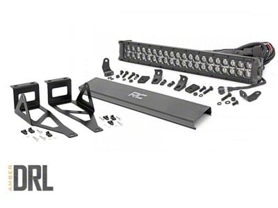 Rough Country 20-Inch Black Series Amber DRL LED Bumper Kit (05-07 F-350 Super Duty)