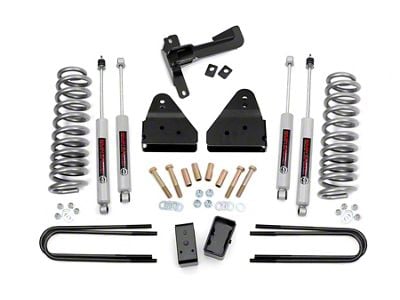 Rough Country 3-Inch Suspension Lift Kit with Premium N3 Shocks (05-07 4WD 6.0L Powerstroke F-350 Super Duty SRW)