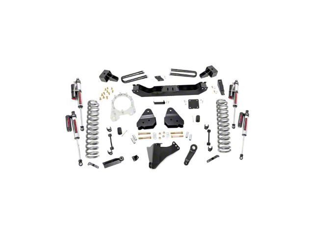 Rough Country 4.50-Inch Suspension Lift Kit with Vertex Reservoir Shocks (17-22 4WD 6.7L Powerstroke F-350 Super Duty DRW)