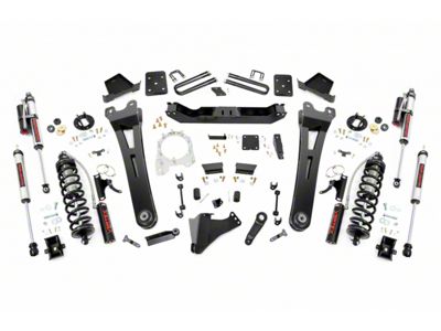 Rough Country 6-Inch Radius Arm Coil-Over Conversion Suspension Lift Kit with Vertex Adjustable Shocks (17-22 4WD 6.7L Powerstroke F-350 Super Duty SRW w/ 3.50-Inch Rear Axle & Factory Overload Springs, Excluding Tremor)