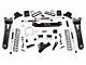 Rough Country 6-Inch Radius Arm Suspension Lift Kit with M1 Monotube Shocks (17-22 4WD 6.7L Powerstroke F-350 Super Duty SRW w/ 4-Inch Rear Axle & w/ Factory Overload Springs)