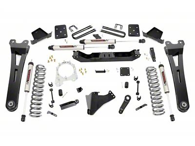 Rough Country 6-Inch Radius Arm Suspension Lift Kit with V2 Monotube Shocks (17-22 4WD 6.7L Powerstroke F-350 Super Duty SRW w/ 4-Inch Rear Axle & w/o Factory Overload Springs)