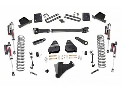 Rough Country 6-Inch Suspension Lift Kit with Vertex Reservoir Shocks and Front Driveshaft (17-22 4WD 6.7L Powerstroke F-350 Super Duty SRW w/ 3.50-Inch Rear Axle & w/o Factory Overload Springs)