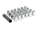 Rough Country Chrome Open End Style Lug Nut Kit; M14 x 2.0; Set of 24 (99-02 2WD F-350 Super Duty)