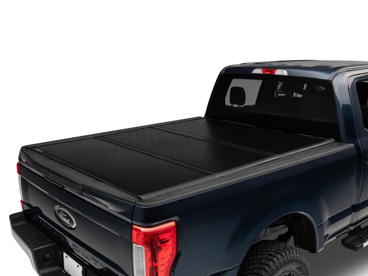 Rough Country F-350 Super Duty Hard Low Profile Tri-Fold Tonneau Cover ...