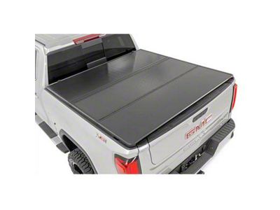 Rough Country Hard Low Profile Tri-Fold Tonneau Cover (17-24 F-350 Super Duty w/ 6-3/4-Foot Bed)