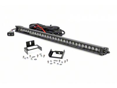 Rough Country Single 30-Inch Black Series White DRL LED Grille Kit (11-16 F-350 Super Duty)