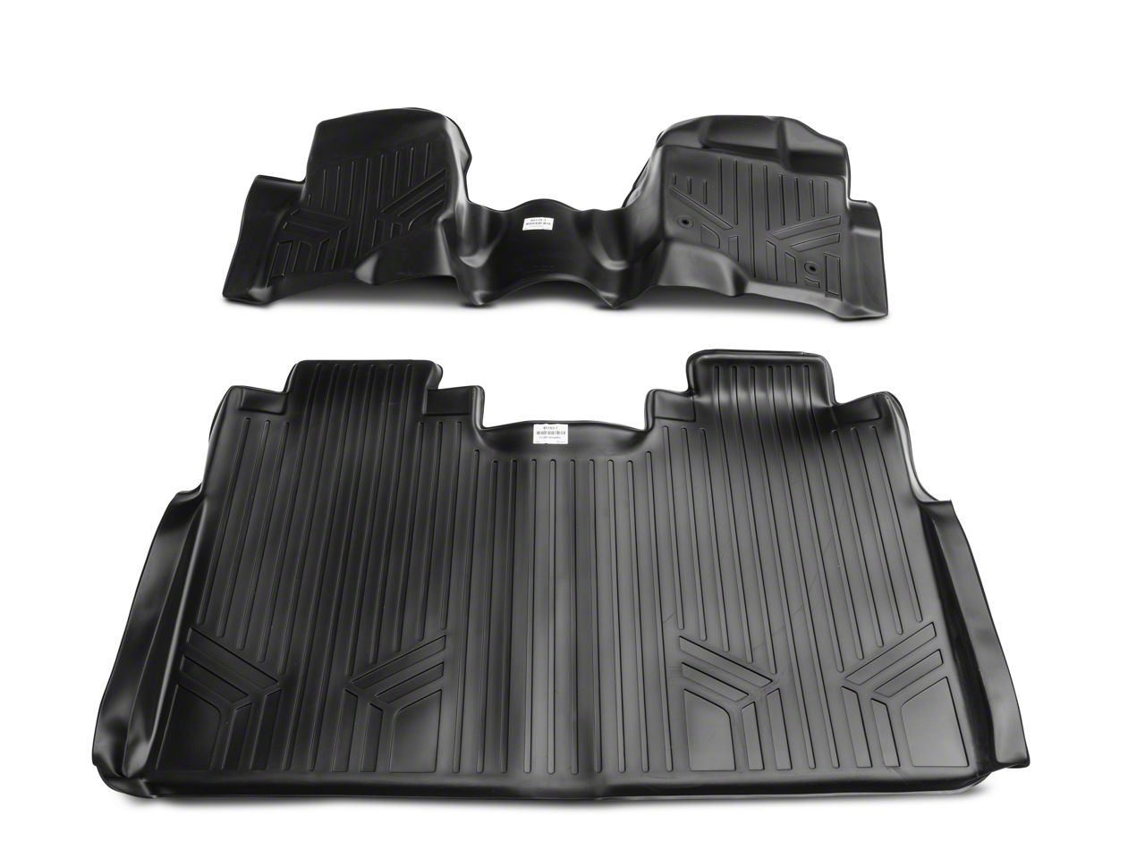 Rough Country F 150 Heavy Duty Front Over The Hump And Rear Floor Mats Black M 51153 15 25 F 7116