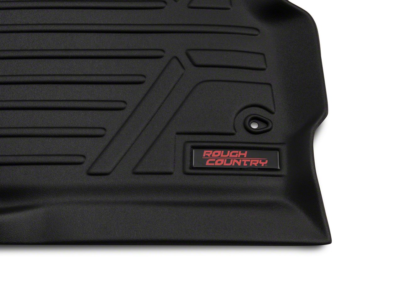 Rough Country Silverado Heavy Duty Front And Rear Floor Mats Black S110478 99 06 Silverado 1500 8495