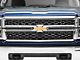 Rough Country Mesh Upper Grille Inserts; Black (14-15 Silverado 1500 w/o Z71 Package)